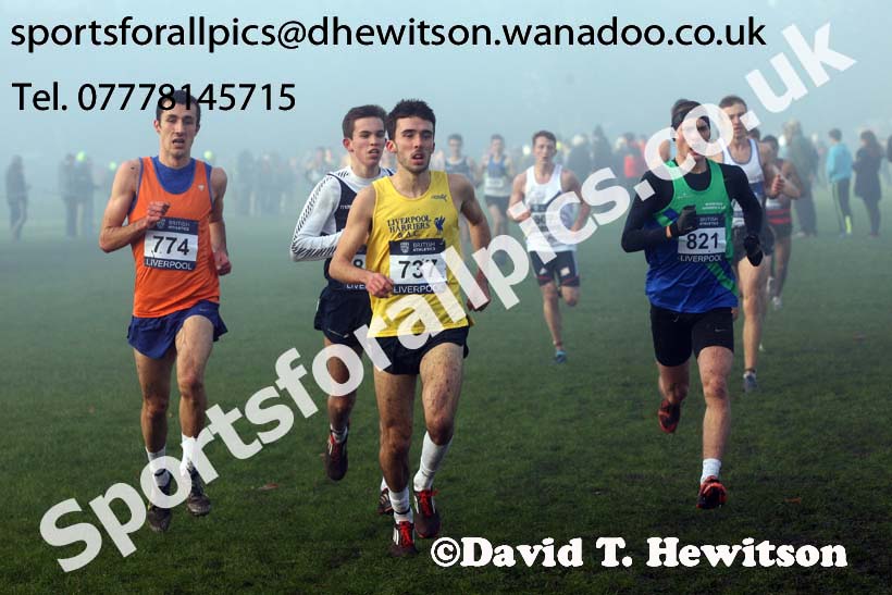Junior men, European Cross Country Trials, Sefton Park, Liverpool. Photo: David T. Hewitson/Sports for All Pics